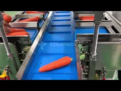 Полуавтоматическая машина для взвешивания и упаковки моркови video