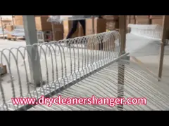 Тяжелый костюм калибра 14,5 Вешалка для стирки прочная для прачечной video