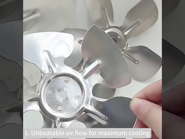 Curved Aluminum Fan Blades For Long Lasting Performance