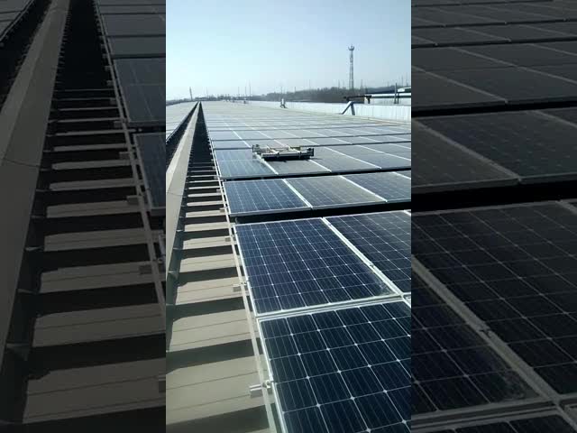 Xi'an manufacturer large power station solar panel cleaning robot