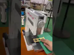 Беспринудительная машина для печатных плат с V-резкой для металлизированных схем с теплораспределяющими слоями video