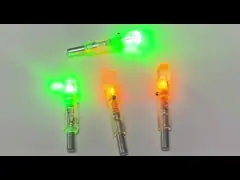 ID.204 (5мм) Стреловой вал Красный Зеленый Голубой Оранжевый Желтый Фиолетовый Мути Цвет освещенные ноки с переключателем латуниный кнопка video