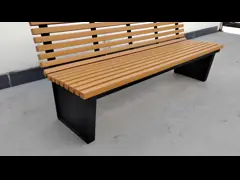 Bancos de plástico reciclado para exteriores