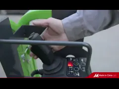 230 кг грузоподъемность 8 метров высота воздушные работы электрическая гидравлическая платформа подъемник самоходные мини ножницы подъемники video