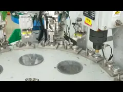 Automatic Spring Riveting Assembly Machine PLC Control Rotary Chuck Capper