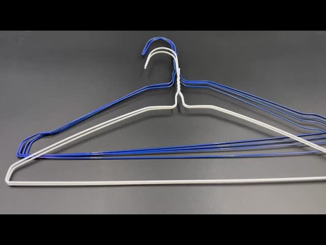 Laundry Shop Wire Suit Hanger with Powder Coating and 18inch 45cm Length