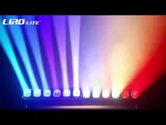 12x40W RGBW 4in1 DMX Moving Head Lights Sweeper Beam LED 28/67 CH