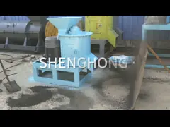 Простой в эксплуатации 410V удобрения лом дробилки для измельчения воды до около 45% материала video