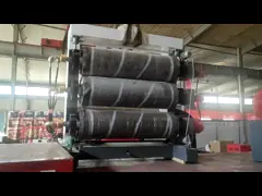 Линия экструзионной экструзионной установки для пластиковых пленок из ПВХ /PE/PP длиной 5 мм video