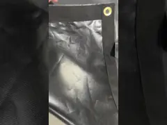 Ткань с покрытием из ПВХ на заказ, плоская, голубая стальная брезентная брезентная плита video