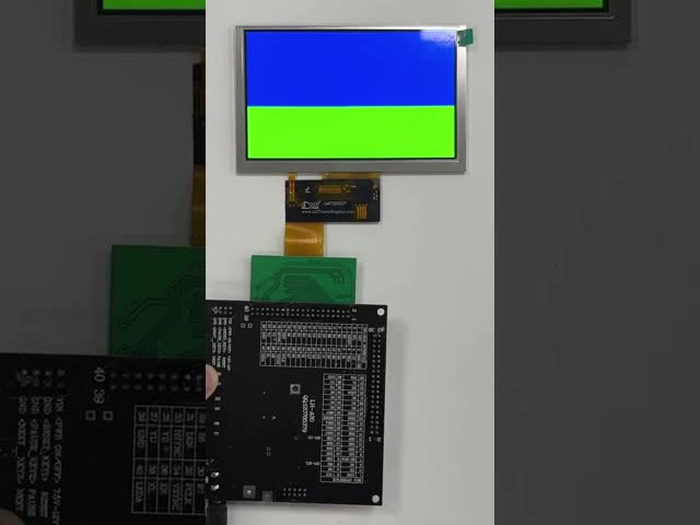40 PIN 5 インチ TFT LCD ディスプレイ 800X800 解像度 RGB インターフェイス FPC コネクタ