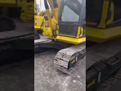 PC130 Использованный экскаватор Komatsu Средний Использованный экскаватор 13 тонн video