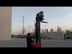Высокая ширина 550mm вилки штабелеукладчика паллета тележки паллета 2000kgFull подъема электрическая 685mm video