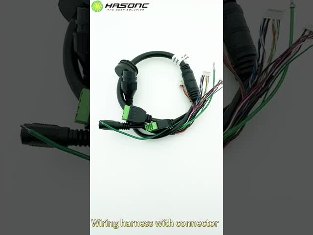 Кабель питания IP-камеры видеонаблюдения RJ45F 3.5PITCH 4 PIN Wire Display 010