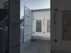 AA4C Контейнер Спрей Бут Мороз Повреждения Ремонт Бут Автомобиль Портативная краска Бут Быстрый ремонт 6058 мм video