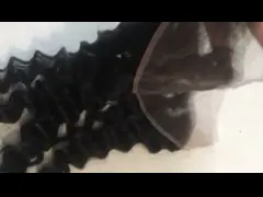 Rohes menschliches Haar Tiefe Welle Jungfrau brasilianische Haarbündel