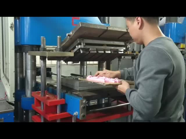 300 Ton Silicone Push Button Molding Machine Key Press Making Machine