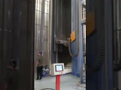 LPG Vertical Powder Coating Line Surface Treatment Equipment For Aluminium Alloy Profile