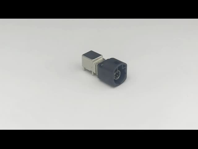Высокоскоростные данные 4 штепсельной вилки 90 градуса кода a Pin мужских устанавливают прямоугольный соединитель