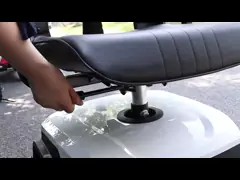 Мини размер 4 колеса дешевый 270W электрический мотоцикл для пожилых людей video