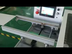 400mm/s PCB Depanelizer With High Speed Steel Blades And Conveyor Belt Line