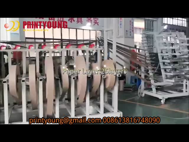 PRYJG-150 Большая бумажная трубка для изготовления ядра 1 - 15 мм толщины стенки видео