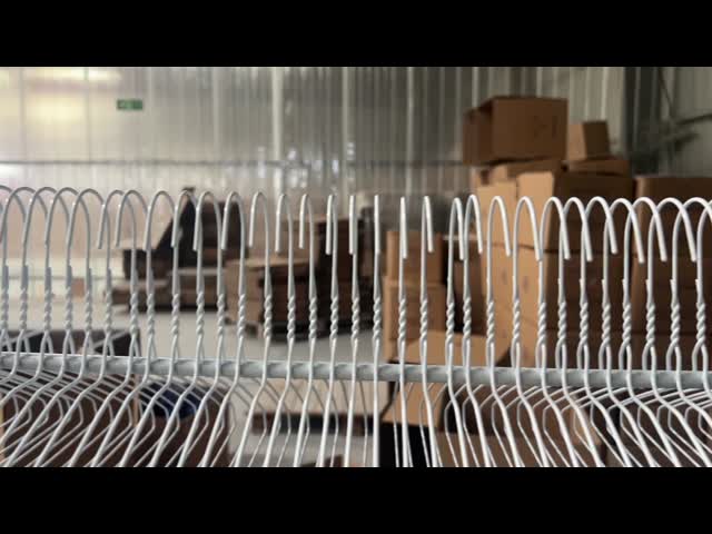 Laundry Master Notched-End 16inch 14.5 Gauge Wire Hanger for Laundry Services video