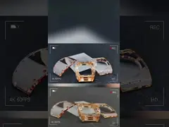 Polished Sapphire Watch Case Custom Thickness Based on Drawing