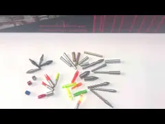 23/64 9,3 мм Стреловые валы 80 100 120 150 Зерна Клей в точках video