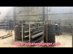 1.5кВт Машина для изготовления проволочных вешалок Машина для изготовления вешалок 30-40 штук в минуту video