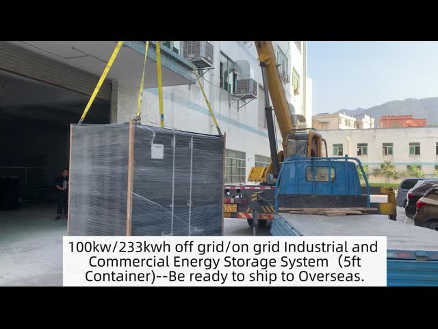 250kwh Hybrid Solar Battery Energy Storage Container Commercial Villa Energy Storage System