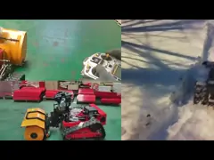 Lawn Mower With Snow Blower Thrower Plow