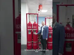 пожаротушение системы агента 30MPa IG541 Inergen чистое для диспетчерских пунктов video