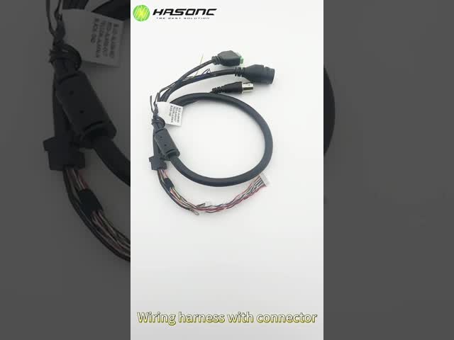 Customize Output Cable Waterproof Complete Wire Electronic Wire Harness RJ45F 031 video