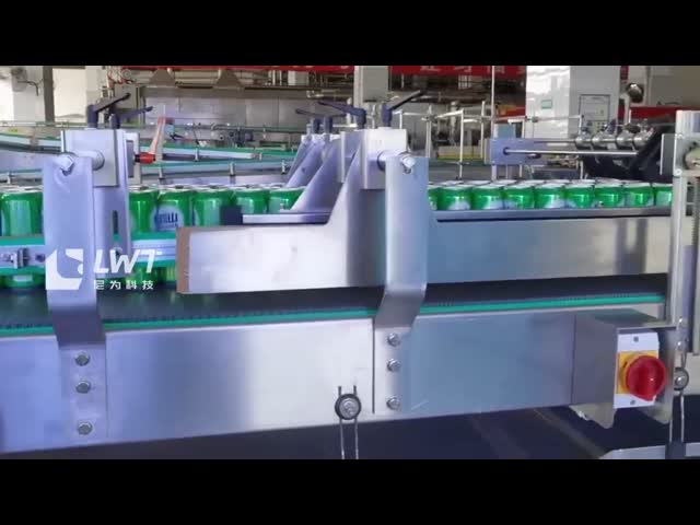 Máquina de embalagem automática de alta velocidade de tipo linear PE para embalagens de água em garrafas