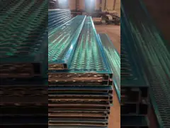 Tugas Berat Anti Geser Geser Anti Slip Baja Logam Keselamatan Grating Dengan Grip Strut