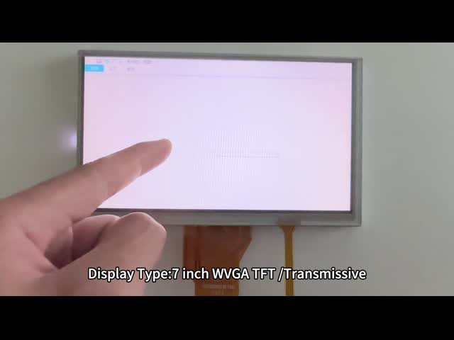 7 дюймовый TFT LCD 800x480 Разрешение 400нитов RTP RGB интерфейс LCD экран