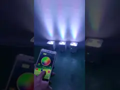 4 штуки 18w RGBWA-UV 6IN1 батарейка Uplighting мобильный WIFI APP IR управление video