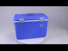 35L изолированная медицинская холодная коробка с хорошими характеристиками для контроля температуры с пачками льда video