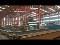 Water Proof Steel Structure Workshop Low Carbon Fire Prefab Metal Workshop