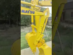 гибридное Backhoe 6000KG экскаватора KOMATSU 70-8 Earthmoving video