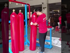 Система пожаротушения Ig100 70L/10MPa для пожаротушения музеев video