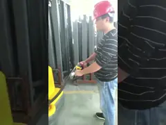 1.5 Ton 500mm Electric Platform Stacker 24V 3m Walk Behind Pallet Stacker