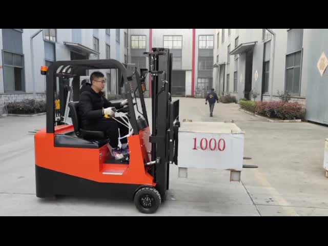 ACモーター 3輪電気フォークリフト 1.5T電気ウォーキースタッカー 単面・双面パレット