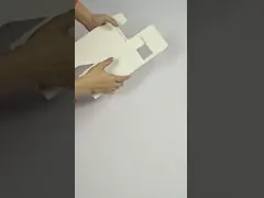 Перерабатываемая практичная картонная коробка для подарков, лакировка, печатные коробки для отправки video