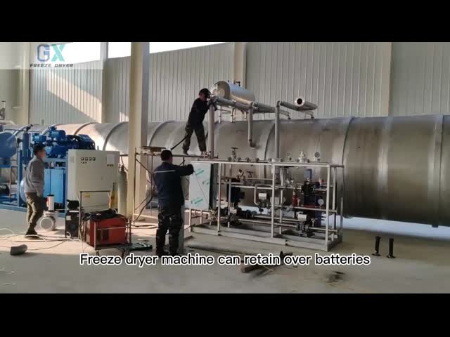 200 Kg/Batch Food Vacuum Freeze Dryer With Refcom Refrigerate Unit