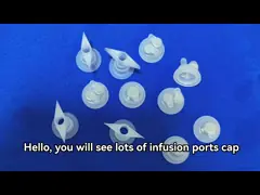 30 мм 32 мм Фармацевтическая PP инфузионная уплотнительная крышка для LVP PP Пластиковая инфузионная бутылка video