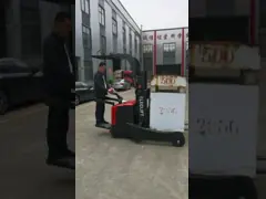 Скорость 0.2m/S подъема штабелеукладчика паллета Walkie пересеченной местности электрическая   video