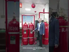 Система подавления пожара с инертным газом 15 МПа IG100 с низким уровнем технического обслуживания video