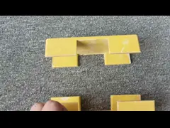 50mm FRP Square Tube Connector Four Way SMC Moulded Accessaries For Construction Usage